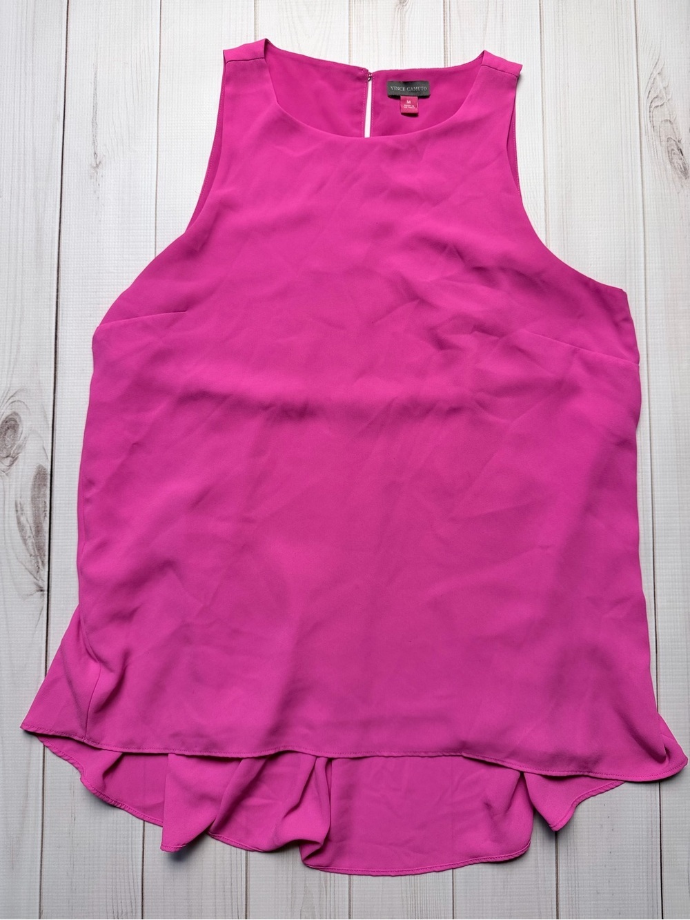 Vince Camuto Bright Fuchsia Sleeveless High-Low Camisole